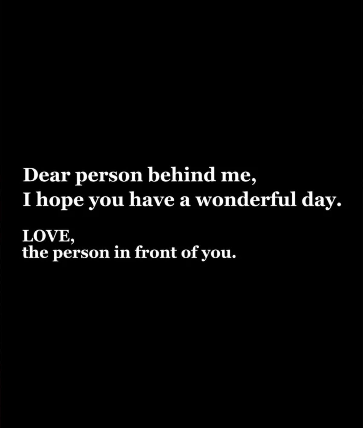 DEAR PERSON