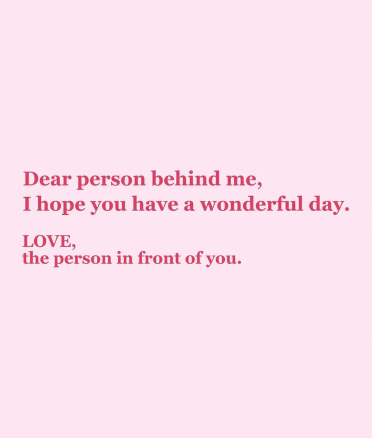 DEAR PERSON